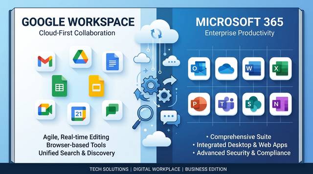 Google Workspace vs Microsoft 365: A Clear, Practical Comparison for Modern Teams