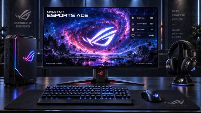 LG 720Hz Full HD OLED Panel for ASUS ROG Esports Monitor
