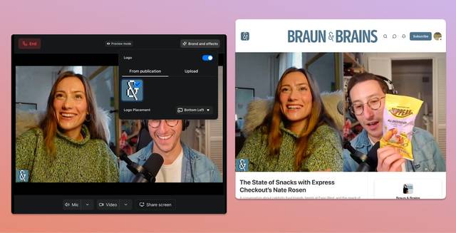 Substack Launches a Built-In Recording Studio for Video Creators