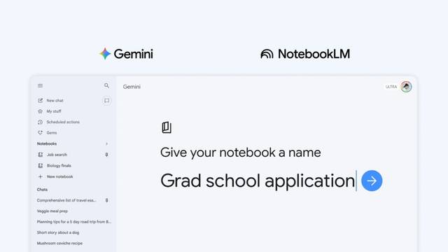 Google Opens Gemini Notebooks to All Users