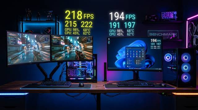 CachyOS vs Windows 11 Gaming Performance in Proton-Based Tests