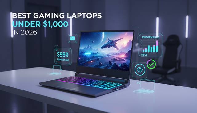 Best Gaming Laptops Under $1,000 in 2026