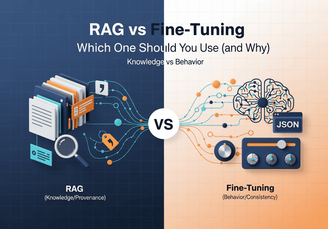 RAG vs Fine-Tuning: Which One Should You Use (and Why)